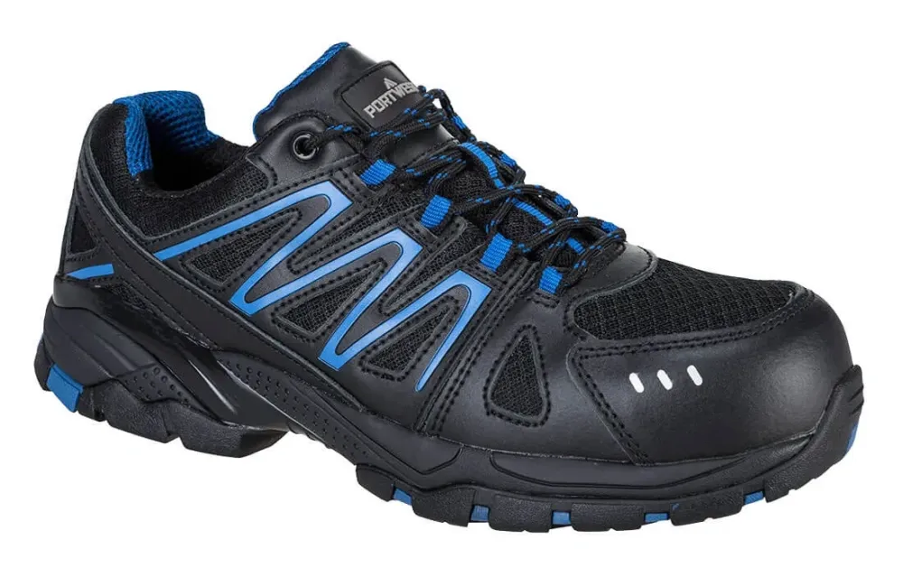 FC67 Portwest Compositelite Vistula Sportschoen S1P HRO Zwart voorkant