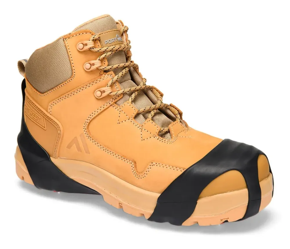 Portwest FC94 Antislip ijskrabber met stalen spikes Zwart voorkant