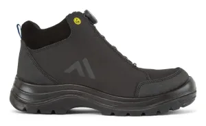 Portwest FE02 Composiet Halfhoge Schoen S3S ESD SR FO Zwart/blauw voorkant