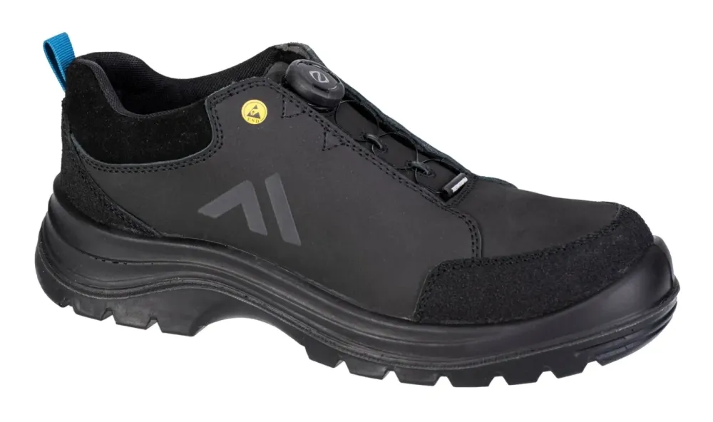 Portwest FE03 Composiet Schoen S3S ESD SR FO Zwart/blauw voorkant