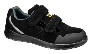 Portwest FE08 Composiet Sandaal S1P ESD SR FO Zwart/grijs voorkant