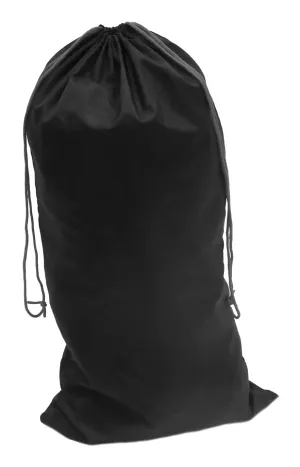 Portwest FP99 Nylon tas met aansnoerkoord Zwart voorkant