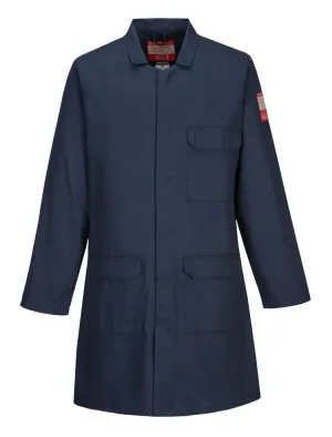 Portwest FR34 FR Standaard Jas Marine voorkant