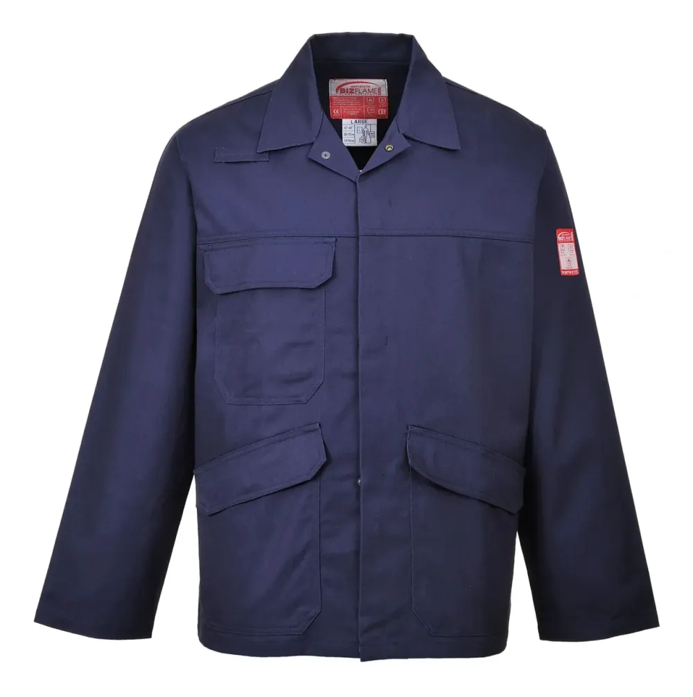 Portwest FR35 Bizflame Work Jack Marine voorkant