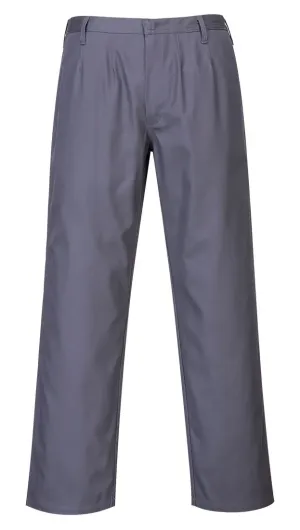 Portwest FR36 Bizflame Work broek Grijs voorkant