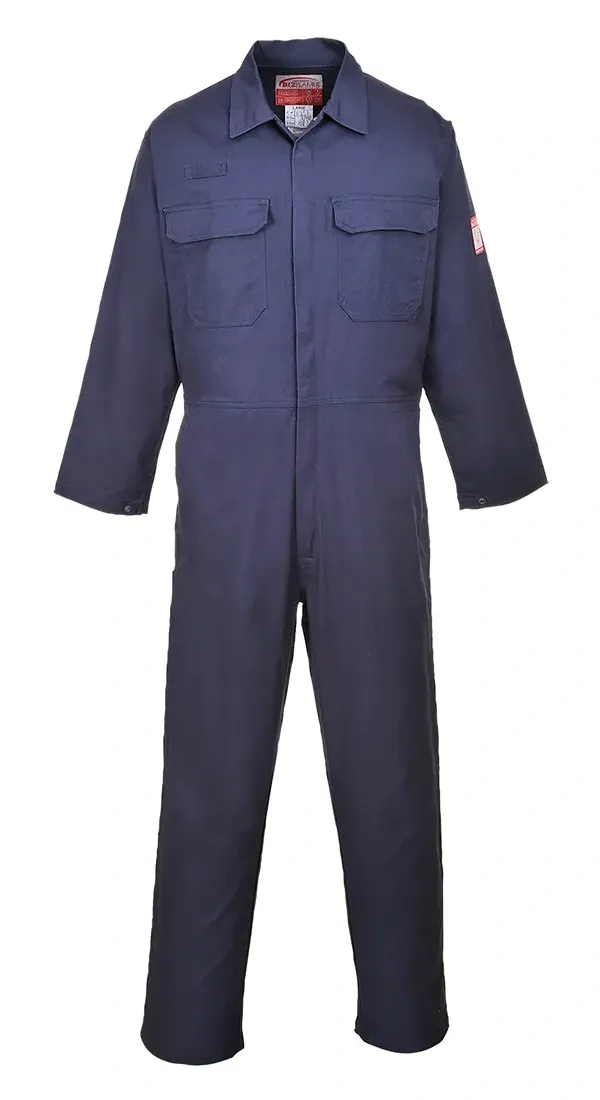 Portwest FR38 Bizflame Work Overall Marine voorkant