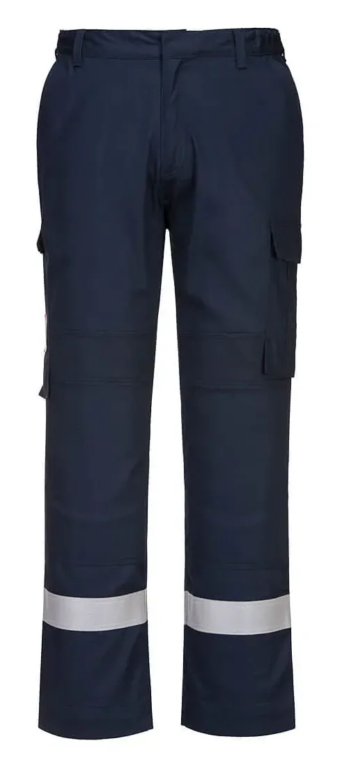 Portwest FR401 Bizflame Plus Lichtgewicht Broek Donker marine voorkant