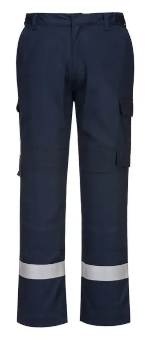 Portwest FR401 Bizflame Plus Lichtgewicht Broek Donker marine voorkant