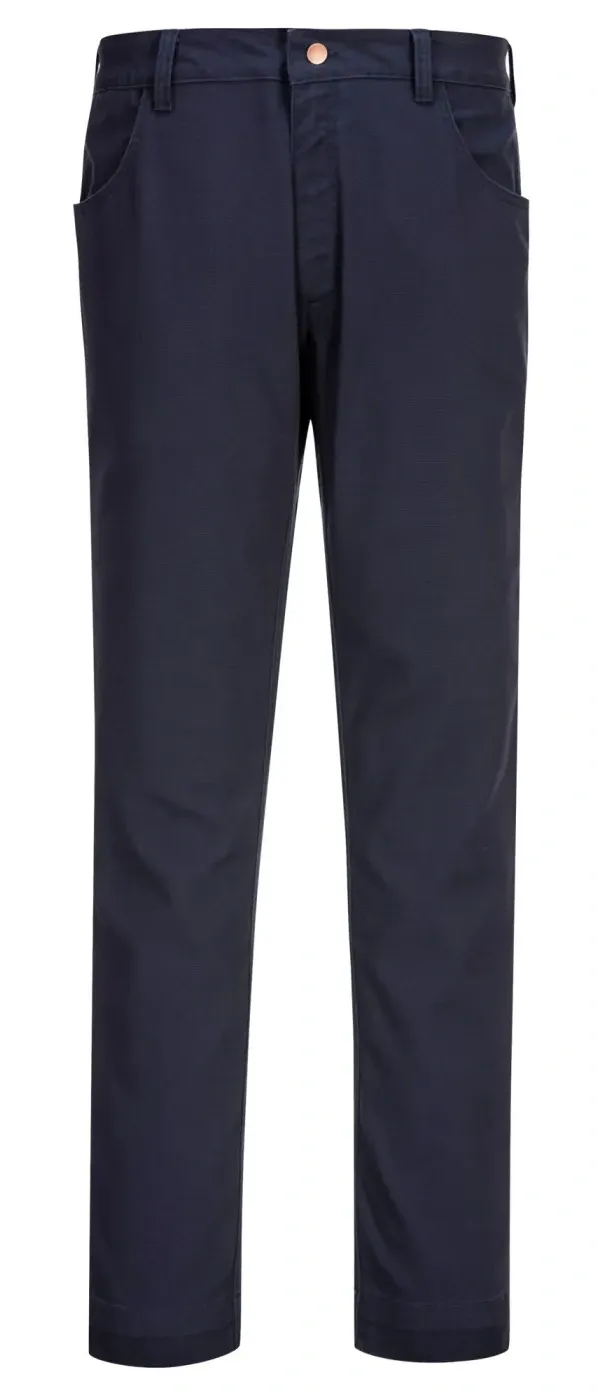 Portwest FR404 Bizflame 88/12 Stretch FR Werkbroek Marine voorkant