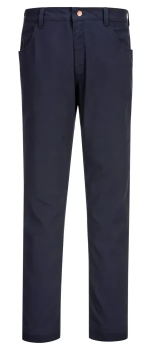 Portwest FR404 Bizflame 88/12 Stretch FR Werkbroek Marine voorkant
