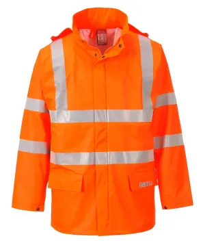 Portwest FR41 Sealtex Flame Hi-Vis Jacket Oranje voorkant