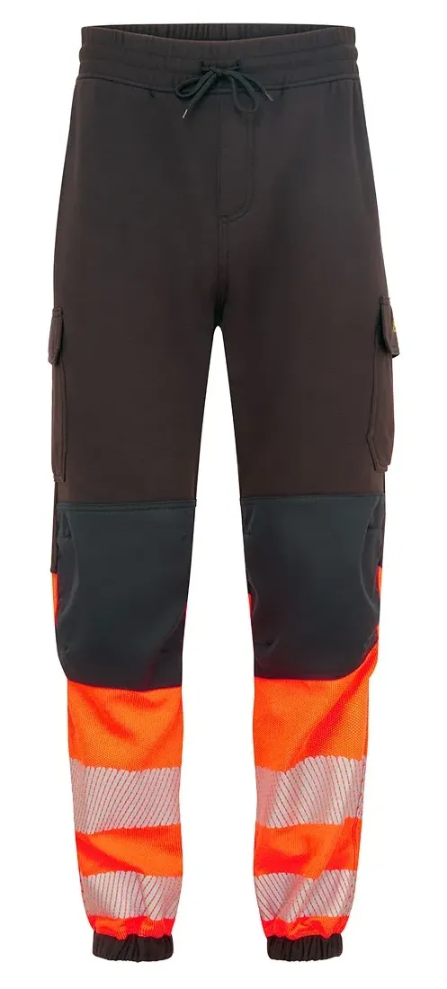 Portwest FR438 PW3 Modaflame HVO Klasse 1 FR Jogger Zwart/Oranje voorkant