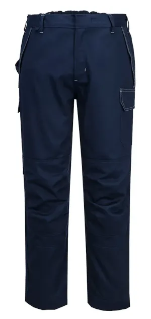 Portwest FR448 Bizflame Work FR Broek Donker marine voorkant