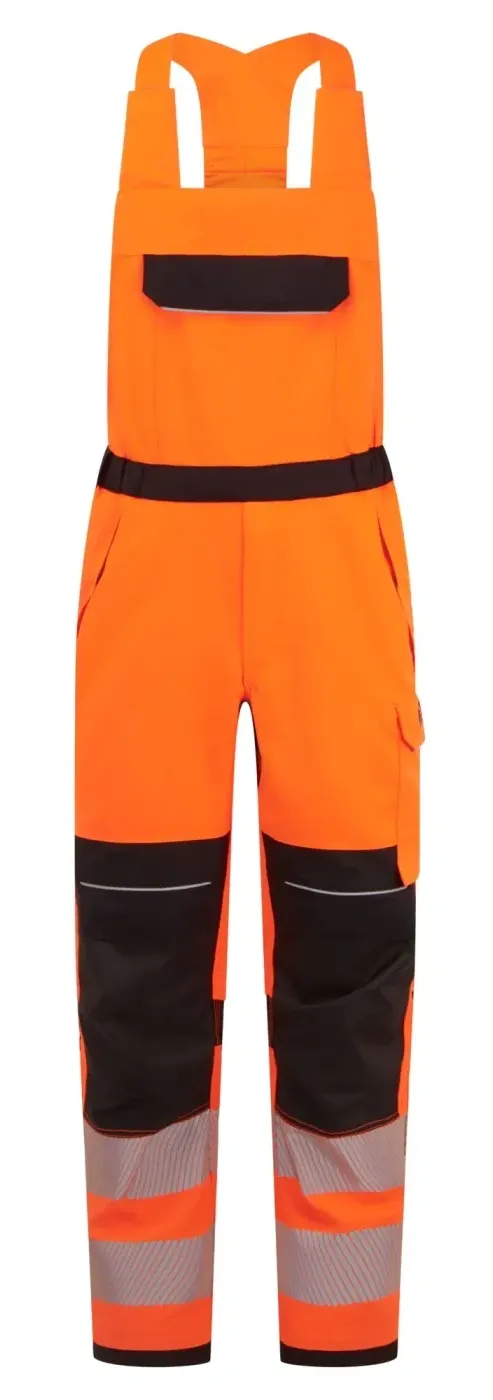 Portwest FR453 PW3 Modaflame Multi-Norm FR Amerikaanse overall Oranje/zwart voorkant