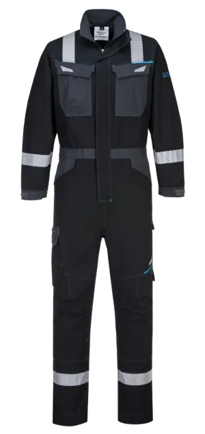 Portwest FR503 WX3 FR Modaflame Overall Zwart voorkant