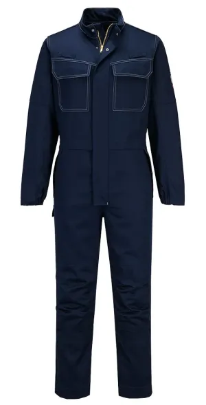 Portwest FR527 Bizflame Work FR Coverall Donker marine voorkant