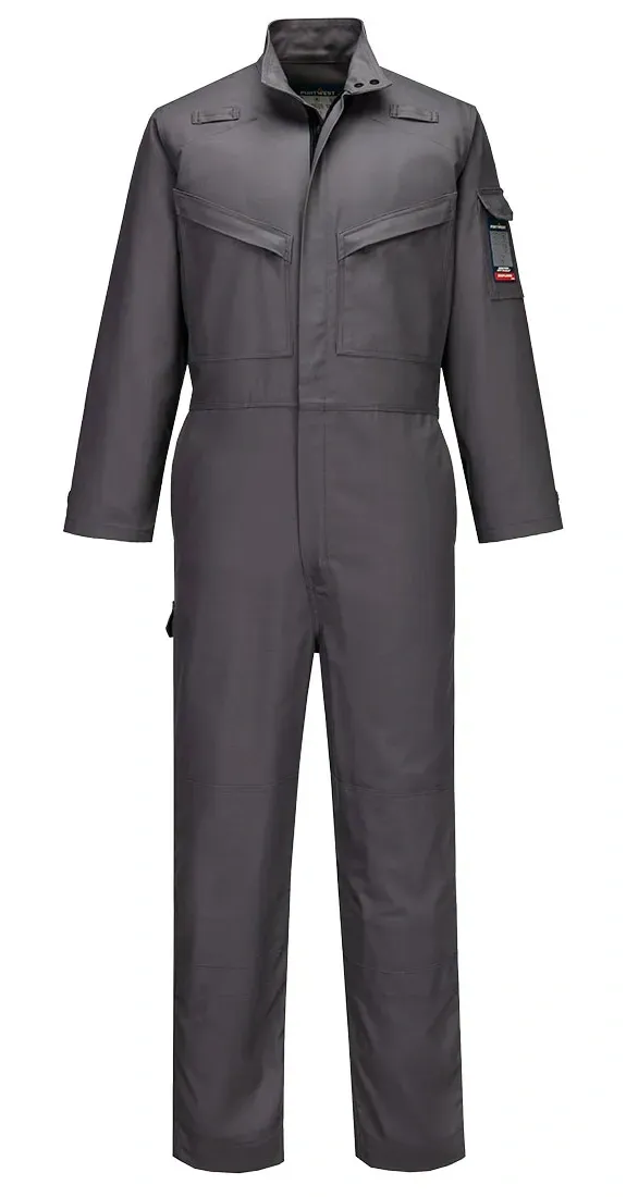 Portwest FR529 Bizflame Industry FR Overall Grijs voorkant