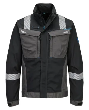 Portwest FR602 WX3 Modaflame Work FR jack Zwart voorkant