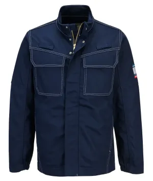 Portwest FR749 Bizflame Work FR Jacket Donker marine voorkant