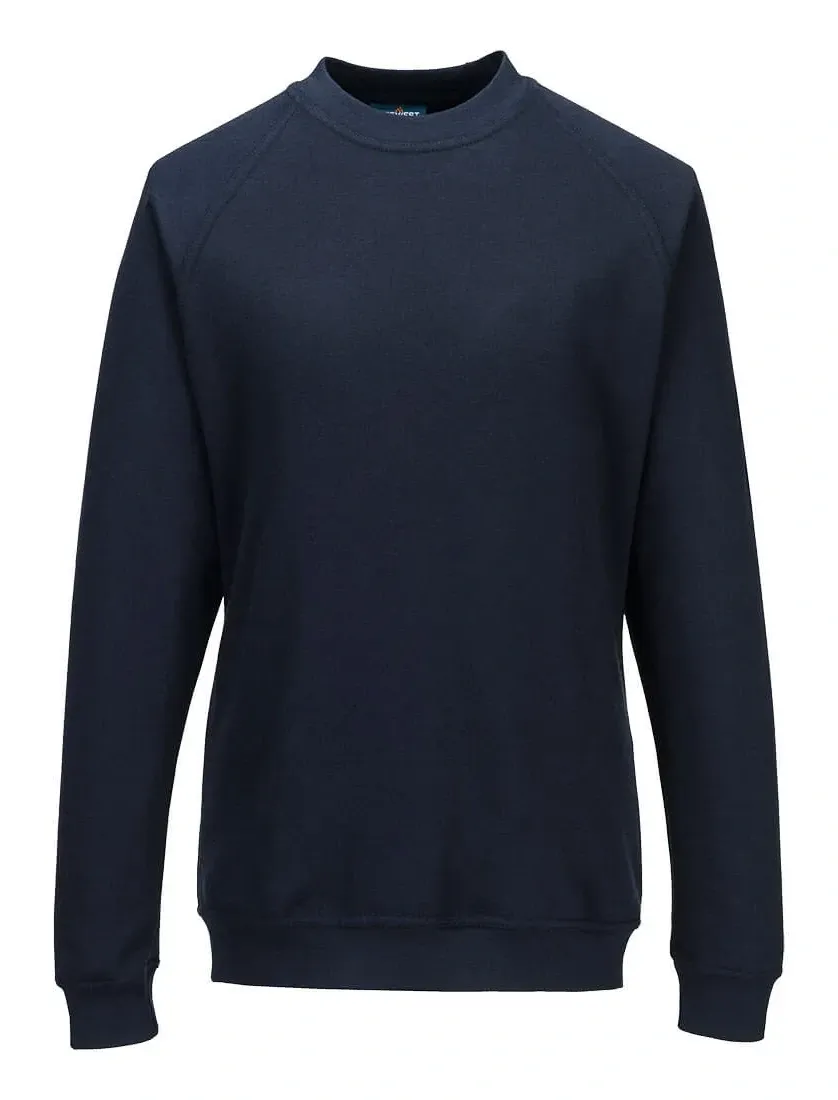 Portwest FR759 Modaflame FR Dames Sweatshirt Donker marine voorkant