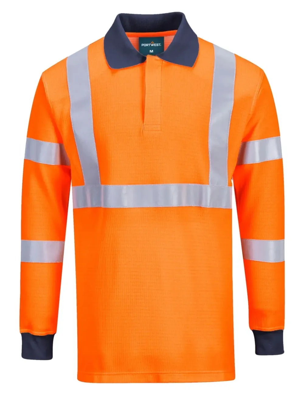 Portwest FR76 FR Modaflame HVO Poloshirt Oranje voorkant