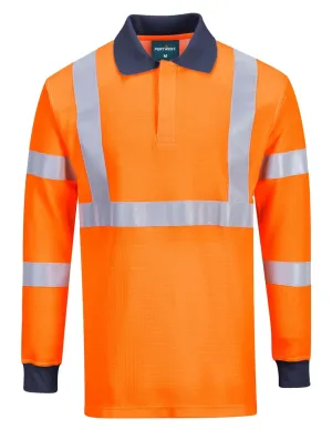 Portwest FR76 FR Modaflame HVO Poloshirt Oranje voorkant