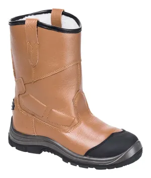 Portwest FT12 Steelite Rigger Laars Pro S3 CI HRO Bruin voorkant