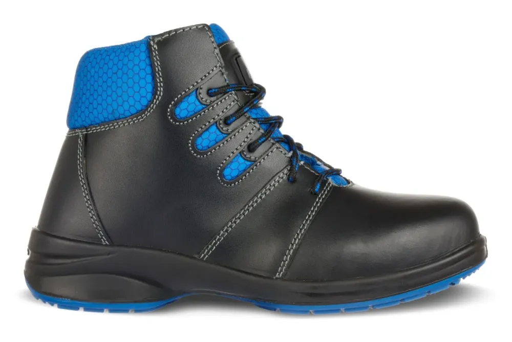 Portwest FT49 Steelite Lily Dames Schoen Hoog S1P Zwart voorkant