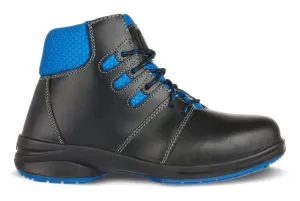 Portwest FT49 Steelite Lily Dames Schoen Hoog S1P Zwart voorkant