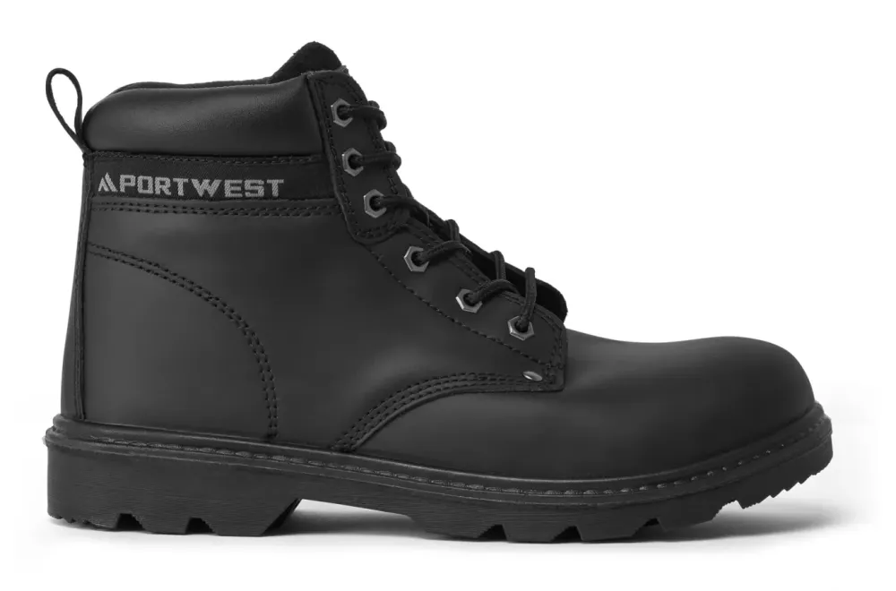 Portwest FW11 Steelite Thor Schoen hoog S3 Zwart voorkant