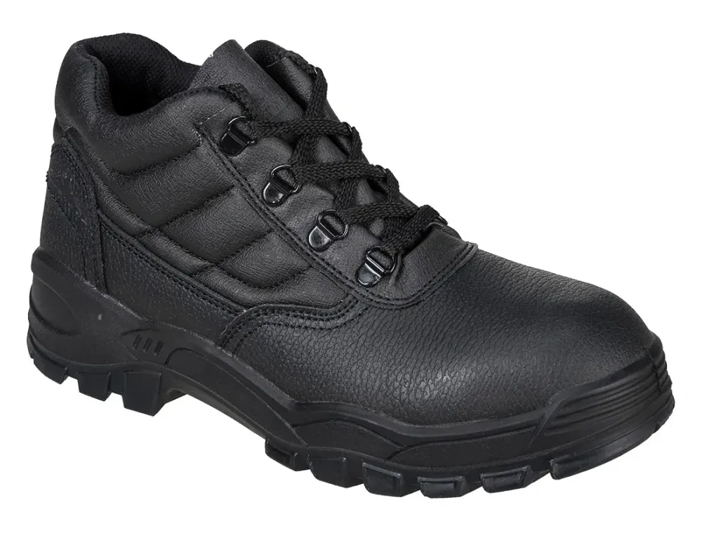 Portwest FW20 Werkschoen half hoog O1 Zwart voorkant