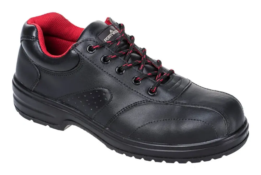 Portwest FW41 Steelite Dames Veiligheidsschoen S1 Zwart voorkant