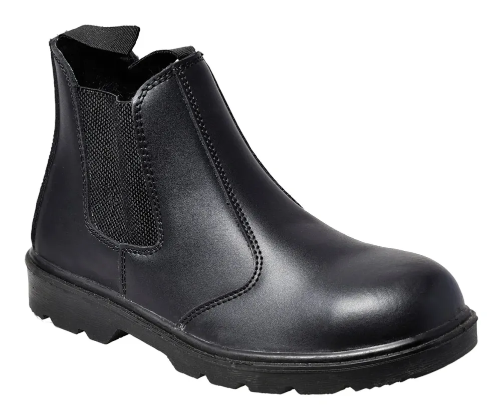 Portwest FW51 Steelite Dealer Booty S1P Zwart voorkant