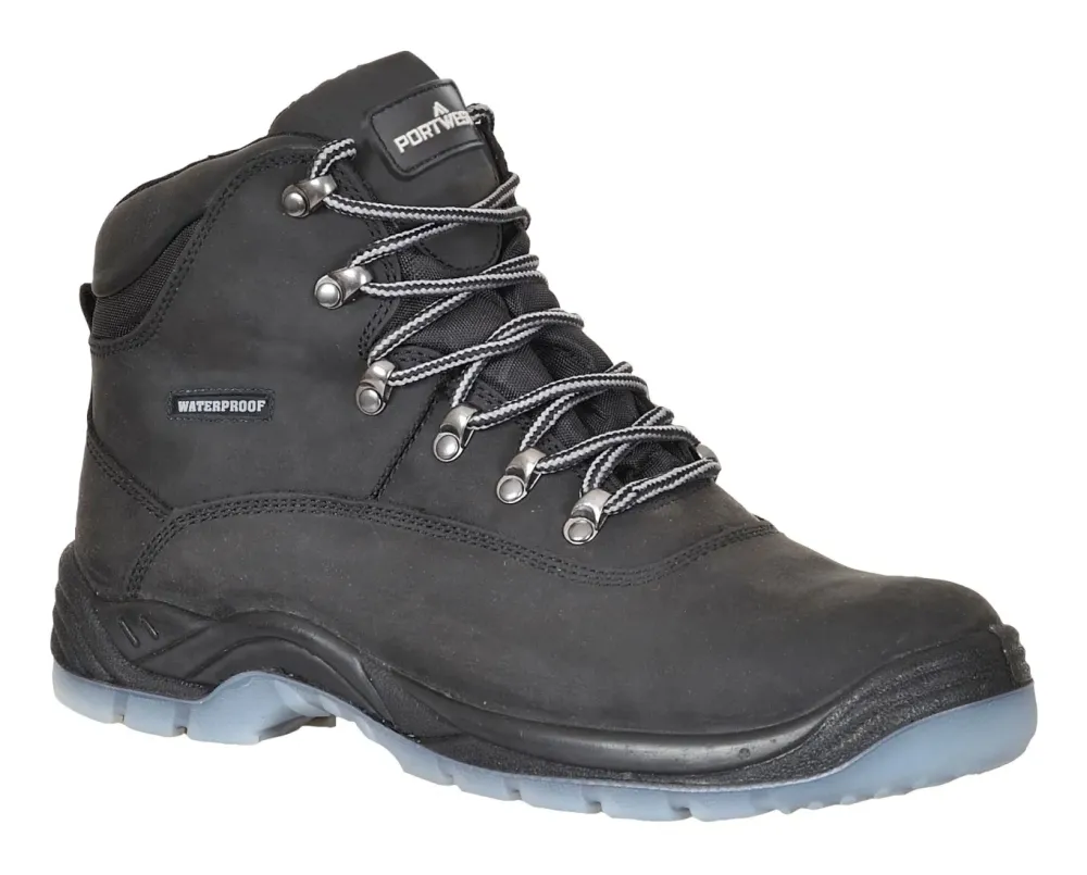 Portwest FW57 Steelite All Weather Schoen S7 FO SR Zwart voorkant