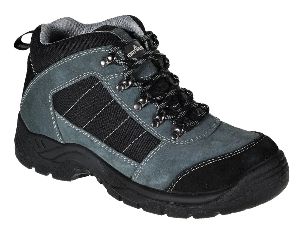 Portwest FW63 Steelite Trekker Schoen S1P Zwart voorkant