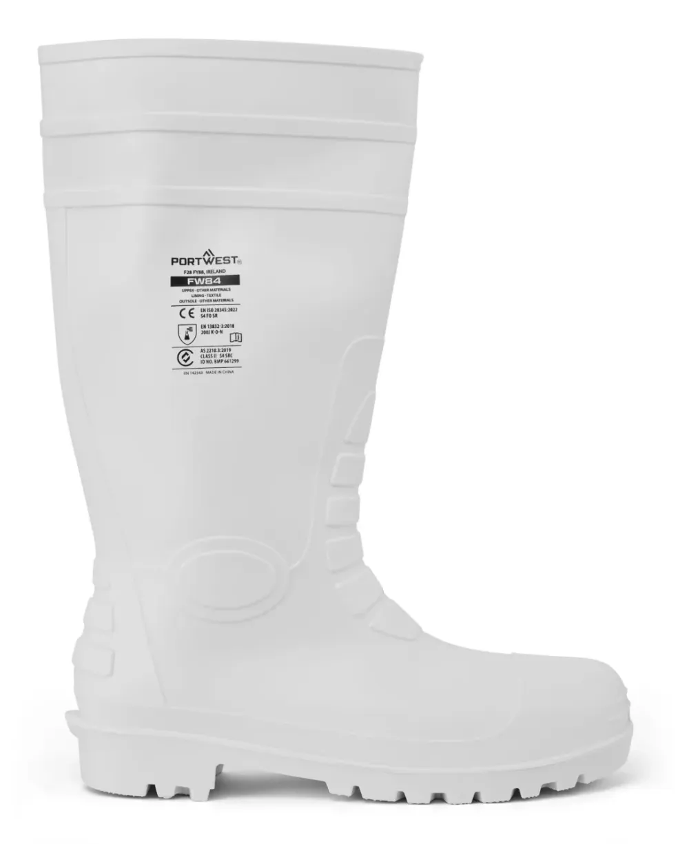 Portwest FW84 Food Veiligheidslaars S4 Wit voorkant