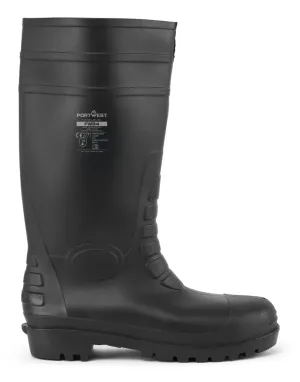 Portwest FW94 Klassieke Veiligheidslaars S4 Zwart voorkant