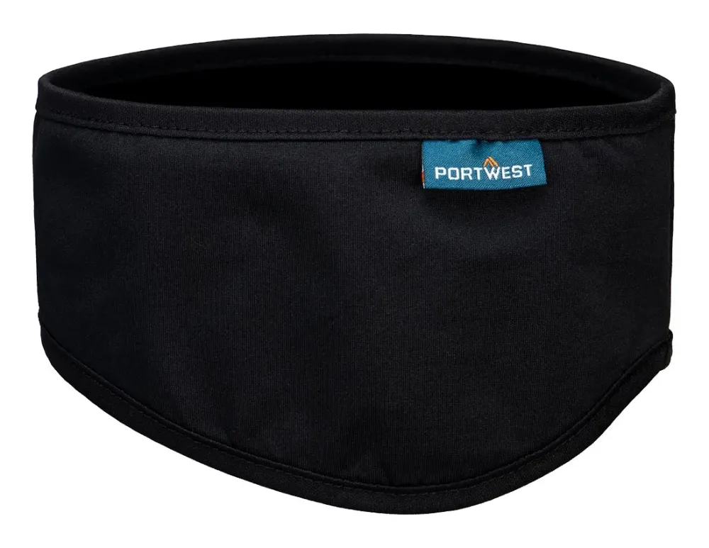 Portwest HA32 Stretch Hoofdband Zwart voorkant