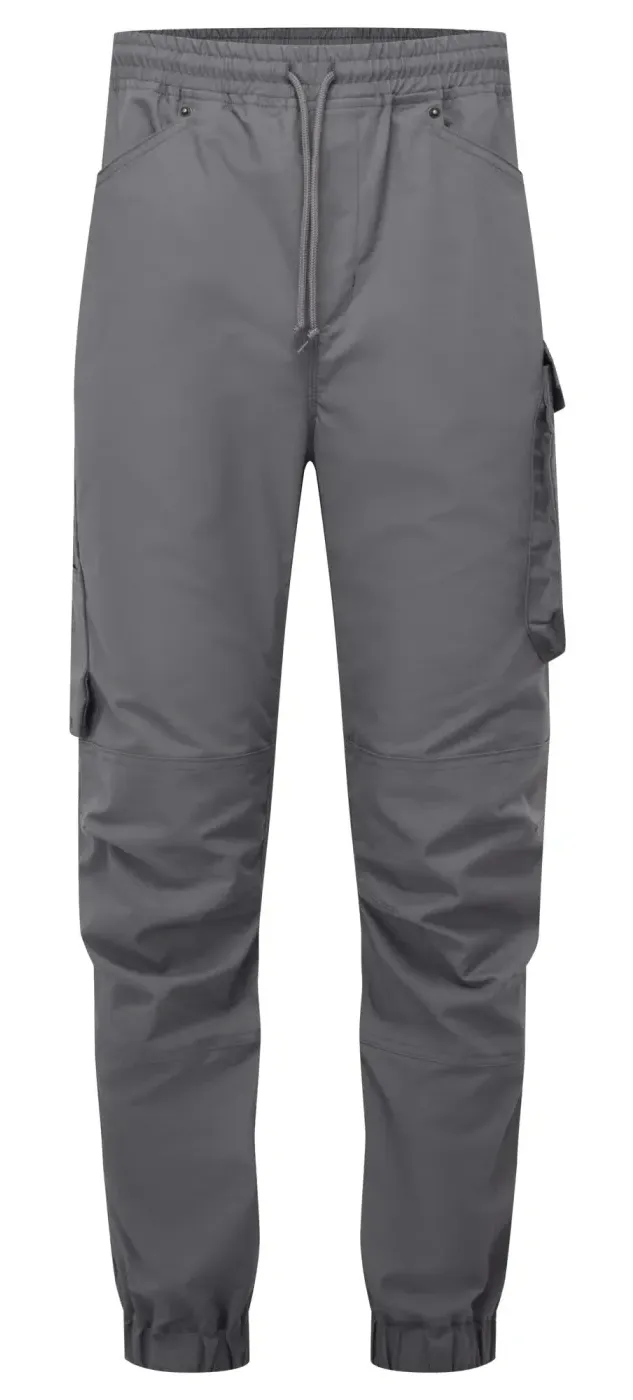 Portwest KA322 KA3 Cargo Joggers Grijs voorkant
