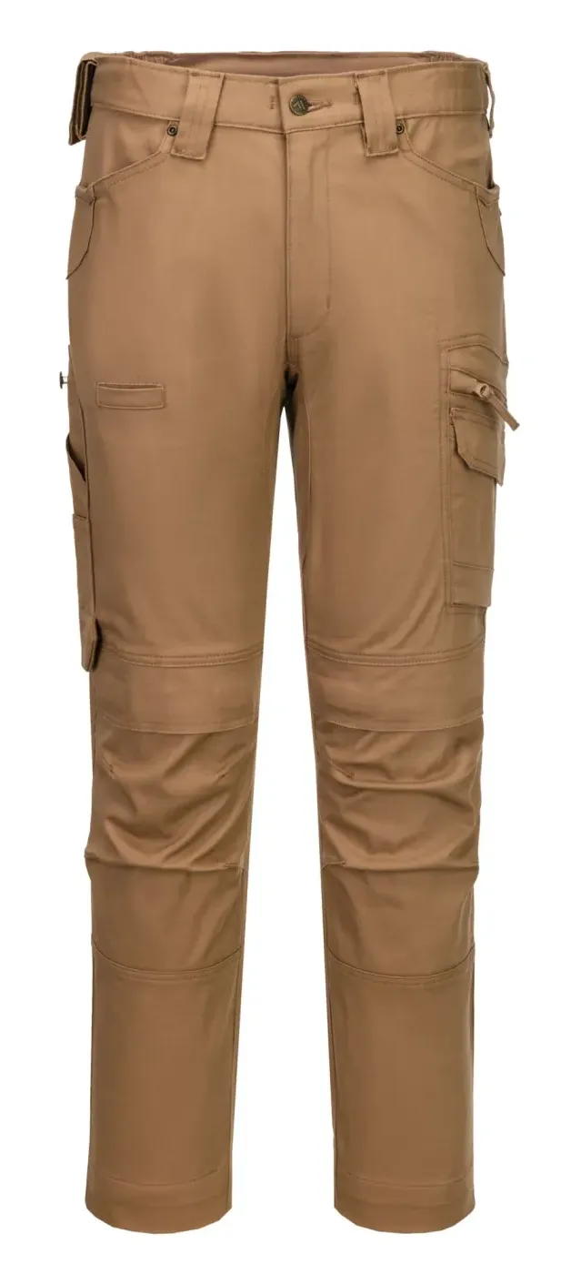 Portwest KA323 KX3 Cargo Broek Koffiebruin voorkant