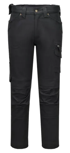 Portwest KA323 KX3 Cargo Broek Zwart voorkant