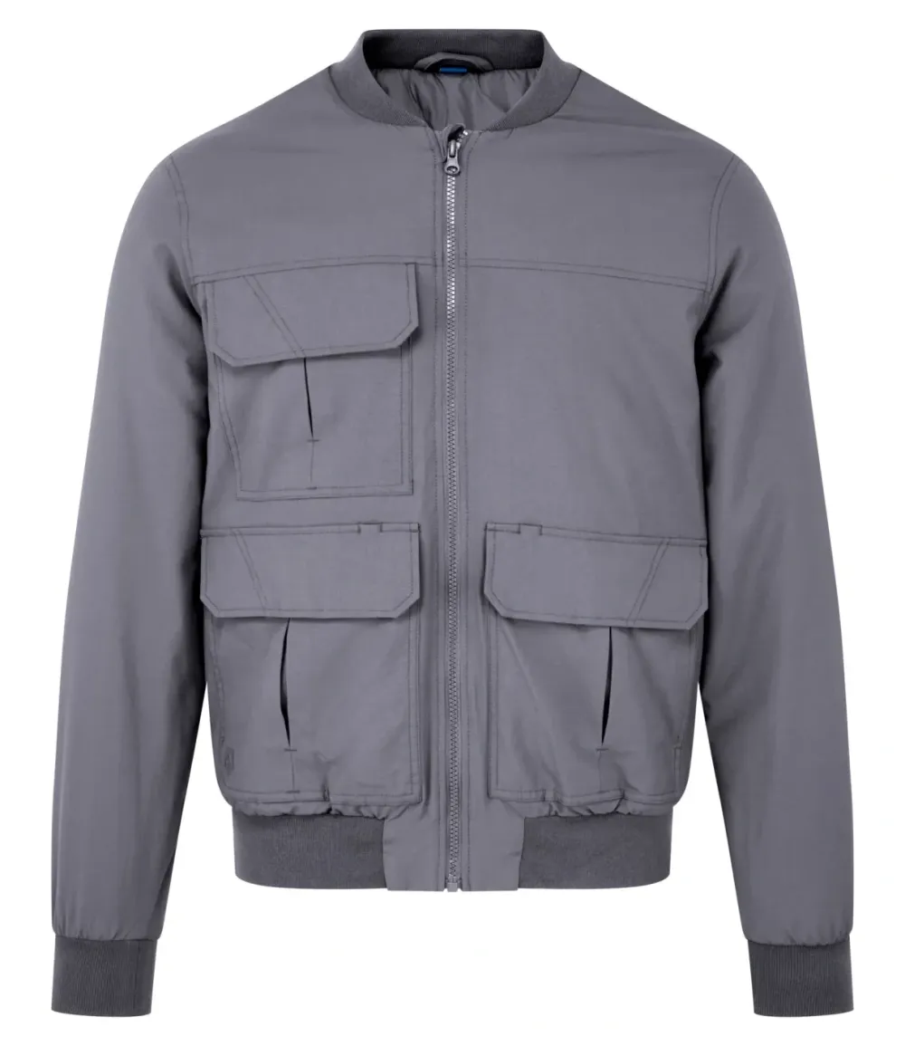 Portwest KA360 KX3 Bomber jack Grijs voorkant