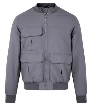 Portwest KA360 KX3 Bomber jack Grijs voorkant
