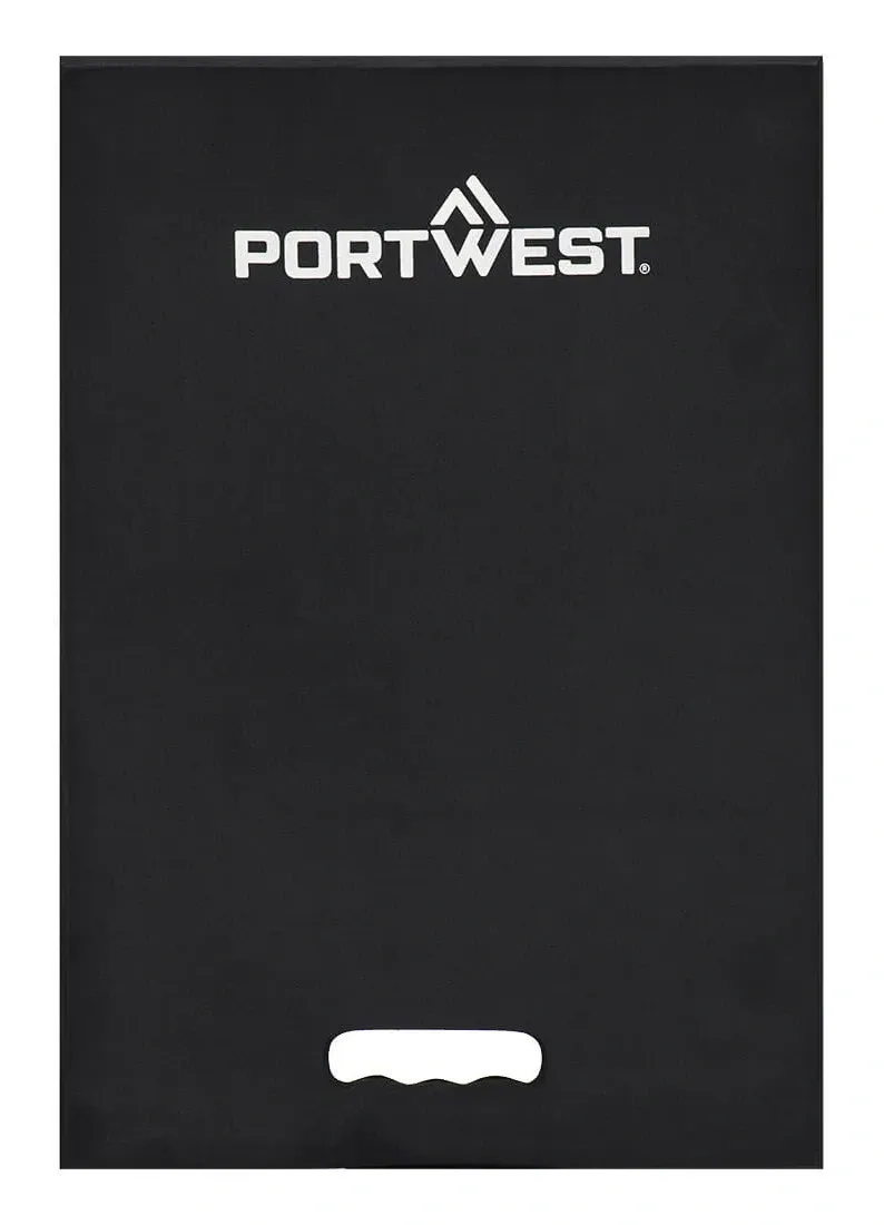 Portwest KP15 Total Comfort Kniemat Zwart voorkant