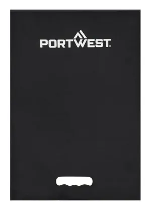 Portwest KP15 Total Comfort Kniemat Zwart voorkant