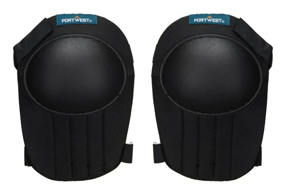 Portwest KP20 Lichtgewicht Kniestuk Zwart voorkant