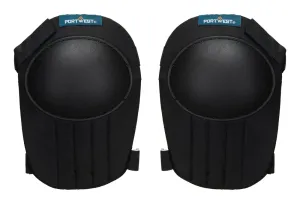 Portwest KP20 Lichtgewicht Kniestuk Zwart voorkant