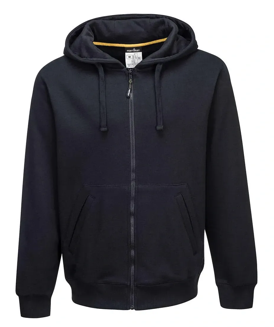 Portwest KS31 Nikkel sweater Hoodie Zwart voorkant