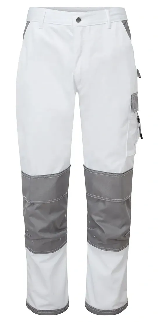 Portwest KS54 Painters Pro Broek Wit voorkant