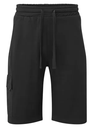 Portwest KX310 KX3 Cargo Korte Broek Zwart voorkant